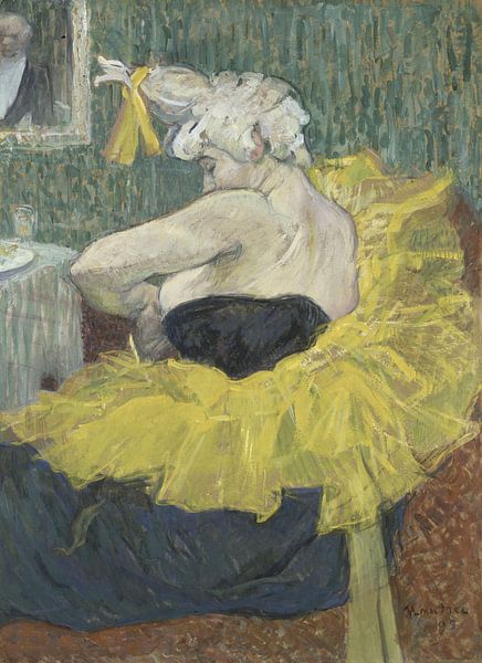 The Clown Cha-U-Kao, Henri de Toulouse-Lautrec by Masterful Masters