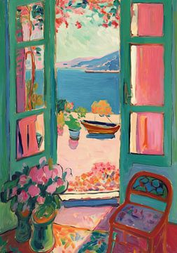 Matisse inspire Open Window Fauvist sur Niklas Maximilian