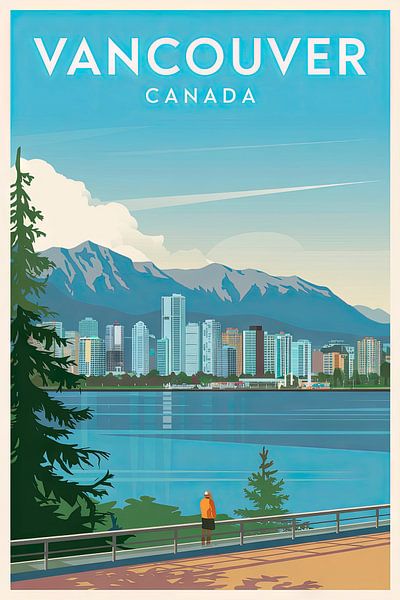 Vancouver, Kanada. von Poster Art Shop