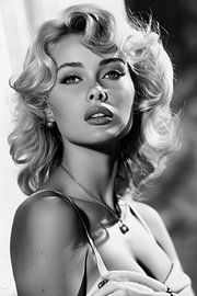 Glamour girl retro look