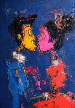 Leuchtende Farben der Zuneigung von ARTEO Gemälde