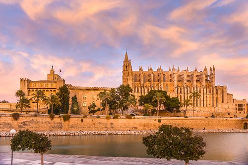 Palacio Real de la Almudaina und Kathedrale La Seu in Palma de Mallorca von Christian Müringer
