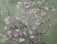 Amandelbloesem van Vincent van Gogh in Olive Sprig