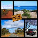 Collage - On The Road In Australia von Ines Porada Miniaturansicht