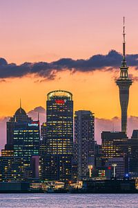 Die Skyline von Auckland