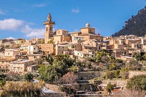 Valldemossa mit Schnee, Mallorca
