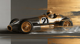 Vitesse classique d'or sur Wall Wonder