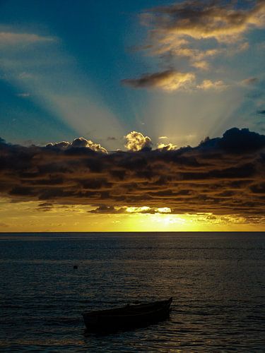 Zonsondergang Soufriere