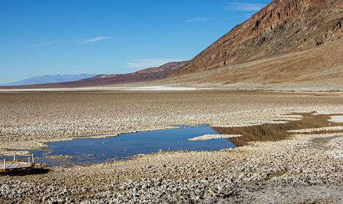 De vallei in Death Valley National Park