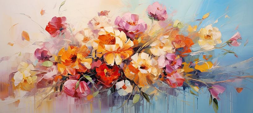 Painting Flower by Eye catching paintings