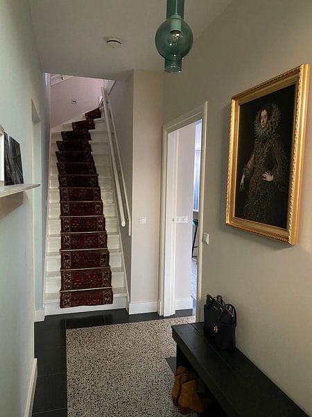 Customer photo: Queen Elizabeth of Bourbon, on canvas