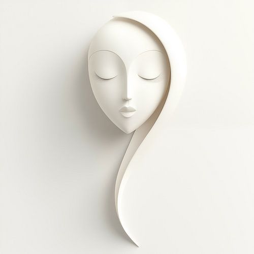 Minimalistische vrouw