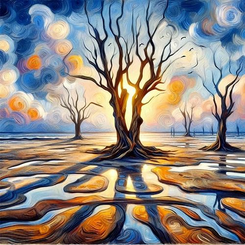 Het wad Picasso-stijl 1