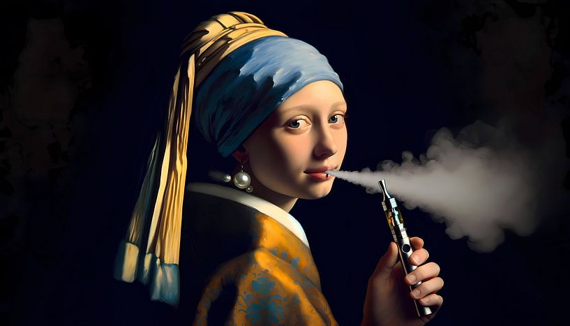 Meisje met de parel in de toon van 2024 van Sanne den Engelsman