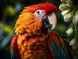 Weelderige Papegaai (ARA) by PixelPrestige