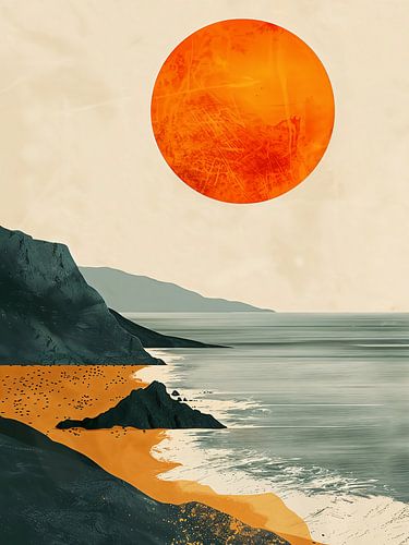 Zonsondergang in Californië