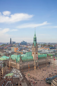 Hamburger Rathaus, Hamburg, Deutschland