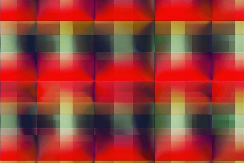 Abstrakte Arbeit mathematisch-organisch von Ton Kuijpers