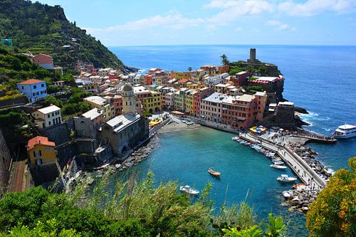 Blik op Vernazza Cinque Terre