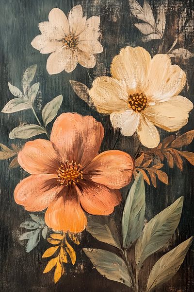 Blumen in Retro von Thea