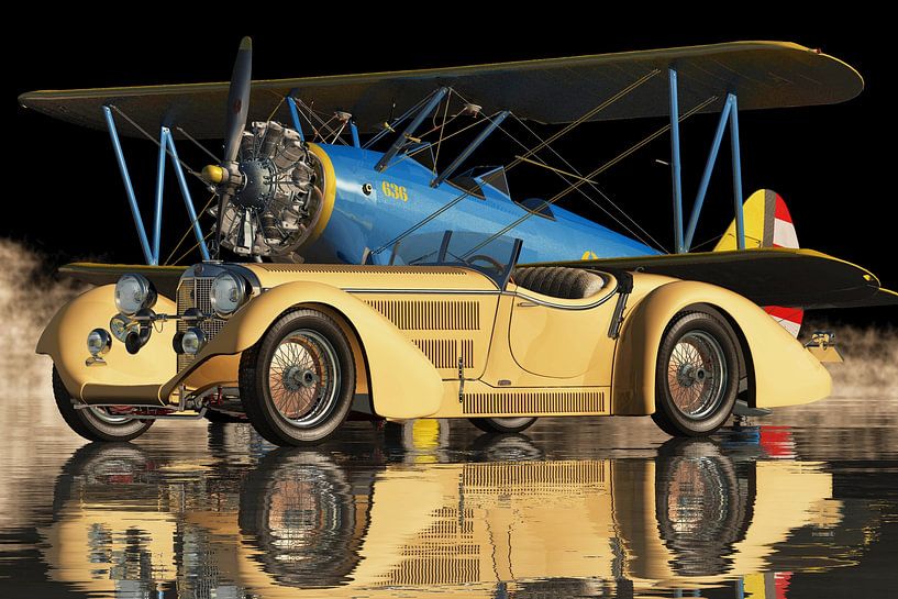 Mercedes SSK 710 Super Sport 1930 - La plus luxueuse des voitures de sport par Jan Keteleer