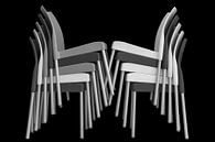 Gestapelde stoelen von Rinus Lasschuyt Fotografie Miniaturansicht