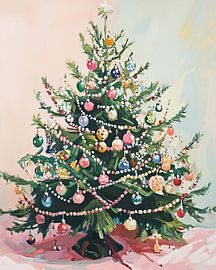 Kleurrijke Kerstboom van De Mooiste Kunst