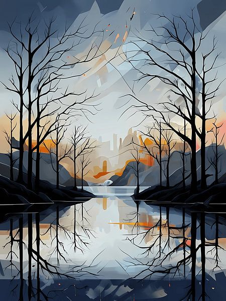 Stadt-Reflexionen von Artistic