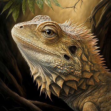 Iguanas by Carla van Zomeren