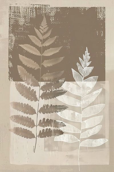 Scandinavian painting natural linen by Modern Collection