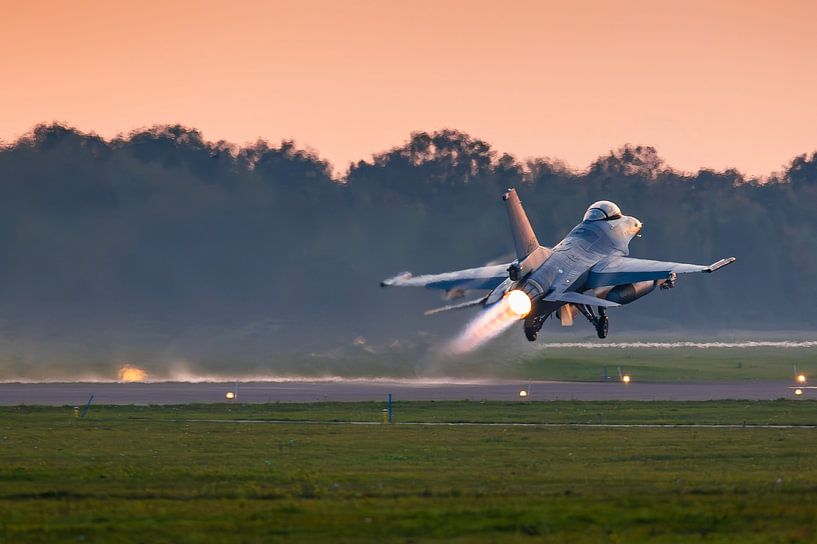 Sunset take-off by KC Photography
