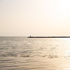 Noordzee bij Ouddorp van Valerie de Bliek