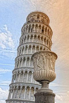 Toren van Pisa (Italië) van Martijn van den Baar