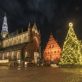 Grote Markt Haarlem von Machiel Kraaij