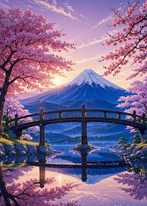 Mont Fuji Fleur de cerisier Sakura Printemps Japon