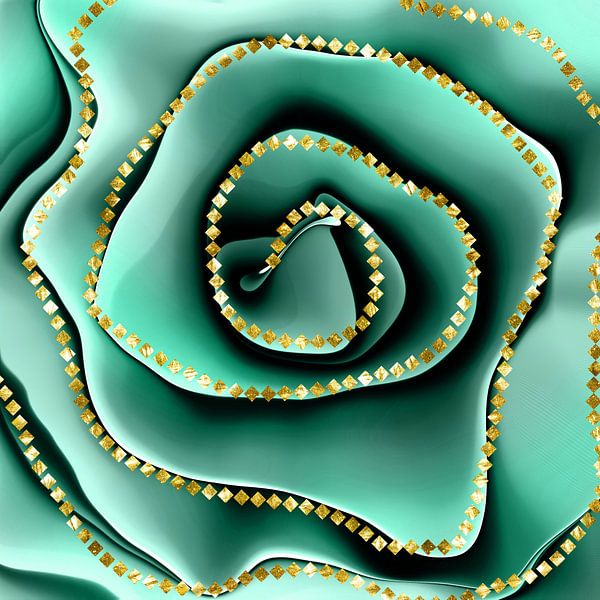 Emerald rose by haroulita