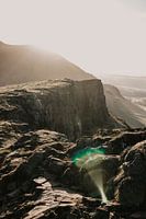 Arthurs Seat Edinburgh pendant le lever du soleil