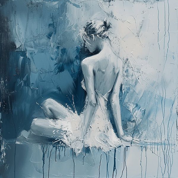 Lost in Blue Dreams | A Feminine Ode to Grief and Purity by Karina Brouwer