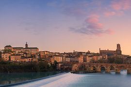 Sonnenuntergang in Albi, Frankreich