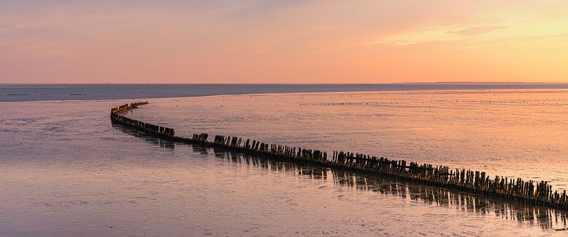 Lever de soleil sur la mer des Wadden par Henk Meijer Photography