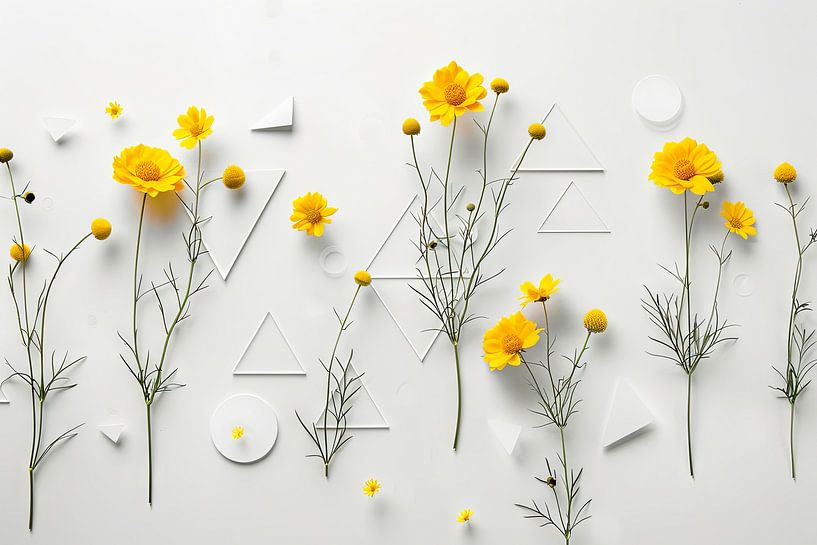 Ranunculus harmony - Ranunculus artwork by Poster Art Shop