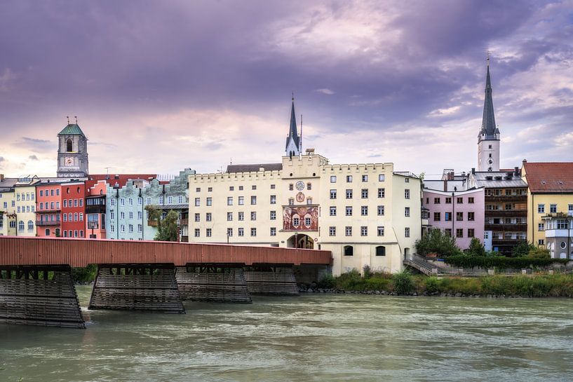 Historic old town of Wasserburg am Inn by ManfredFotos
