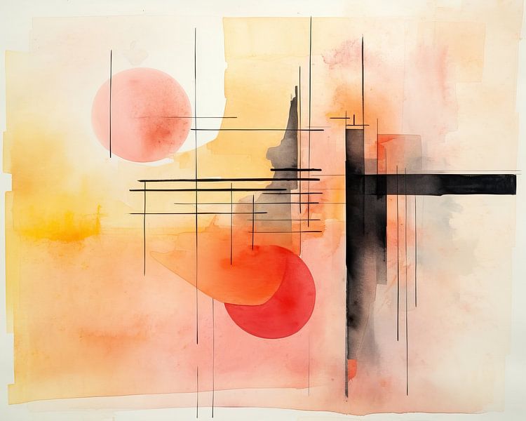 Modern Abstract 282972 van Abstract Schilderij