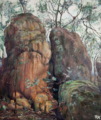 Australische Landschap orange hues