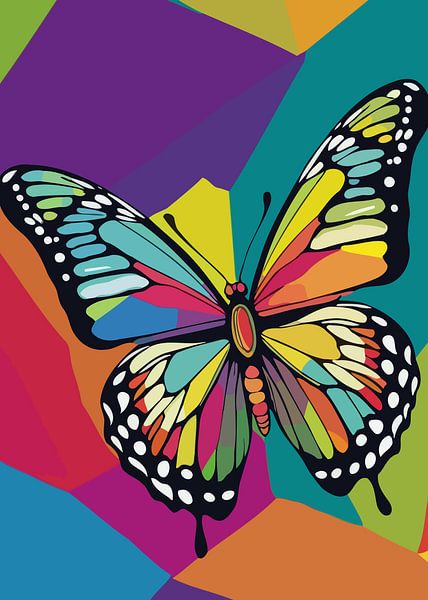 Butterfly Pop Art Style by MIROKKU
