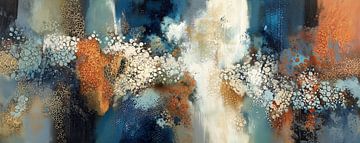 Œuvre d'art du salon | Coral Horizon