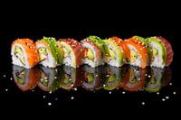 Kleurrijke Sushi van verschillende smaken