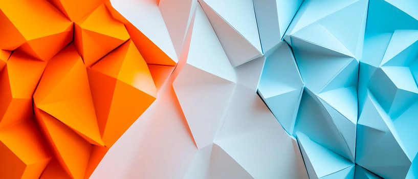 Colourful geometric textures by Poster Art Shop