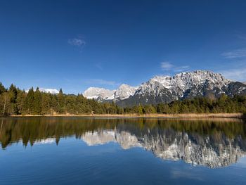Picturesque mountain lake in the heart of Upper Bavaria