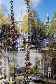 Staalmeestersbrug Love locks Amsterdam